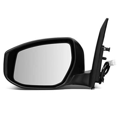 Imagem de DNA Motoring OEM-MR-NI1320262 Espelho retrovisor aquecido manual de ajuste de energia do lado esquerdo compatível com Sentra 2013-2015