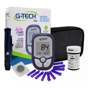 Imagem de Kit Medidor de Glicemia G-Tech Vita