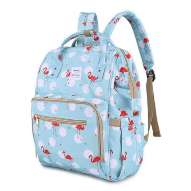 Imagem de Mochila de Costas Himawari Feminina Térmica Maternidade, Azul claro