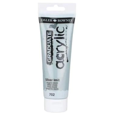 Imagem de Tinta Acrílica Graduate 120ml Prata Imit. 702 Daler Rowney, SILVER
