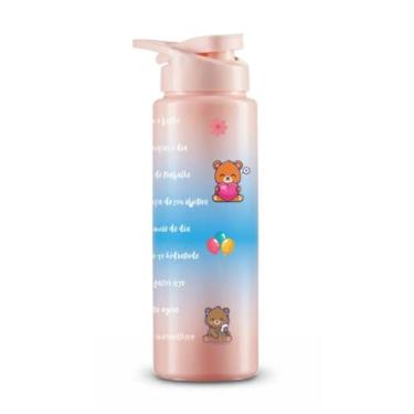 Imagem de Garrafa Squeeze 750 ml Água Com Estampa Qualidade Premium Academia Esc