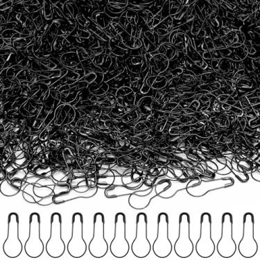 Imagem de Ysleen 1.500 peças de marcadores de ponto de crochê de cabaça broches de segurança para crochê alfinetes de segurança variados pinos em forma de pêra pinos de tricô de metal para costura de roupas