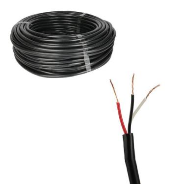 Imagem de Cabo Pp Instalação Elétrica Extensão 3 Vias 1mm - 25 Metros - 2M