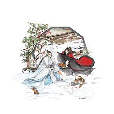 Imagem de YJacuing Grandmaster of Demonic Cultivation: Mo Dao Zu Shi Acrylic Stand, Officially Licensed Collectible The Untamed Wei Wuxian LAN Wangji Figure (Winter Standee)