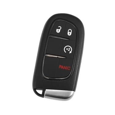 Imagem de TUCKBOLD Controle remoto de entrada sem chave para Jeep Cherokee 2014-2022 433 MHz GQ4-54T 4 botões reutilizáveis | Controle de substituição para chave de carro 1 peça