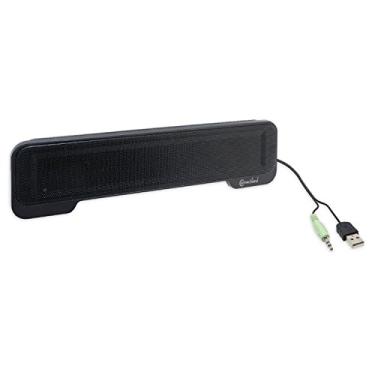 Imagem de Connectland USB Powered Portable Stereo Sound Speaker Bar Mounts to Laptop Screen - CL-SPK20138