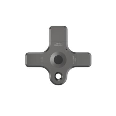 Imagem de Pen drive USB 3.0 4 em 1 criptografado por impressão digital para iPhone, pen drives, pen drives, pen drive de alta velocidade, armazenamento externo para iPhone/iPad/Android/PC 128G