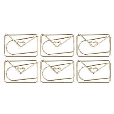 Imagem de Akozon 100pcs Clipes de Papel Em Formato Criativo – Clipes de Pasta de Metal Banhados a Ouro, e Elegante, Perfeitos para Material de Escritório, Uso Escolar e Projetos de