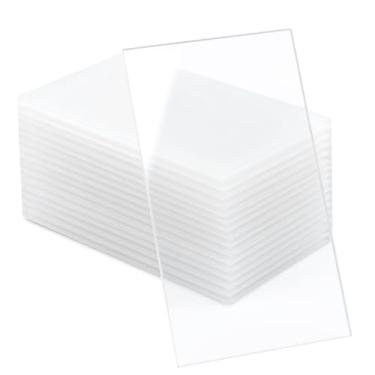 Imagem de 24 cartões de acrílico transparente para casamentos, placas de acrílico retangulares de 8,9 cm x 5 cm para placas de acrílico e cartões de mesa, placa de nome de acompanhante para mesa, casamento,