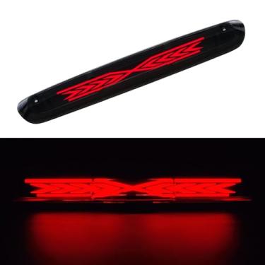 Imagem de Cxdar Terceira terceira luz de freio para 07-13 Chevy Silverado/GMC Sierra 1500 2500 3500, modelo Silverado/Sierra Classic 2014, estilo X, luz de parada de LED sequencial sequencial traseiro central lâmpada traseira traseira