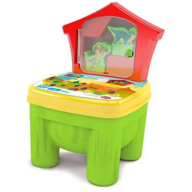 Imagem de Blocolândia Brincadeira Dinossauro 20 pçs MK368 - Dismat