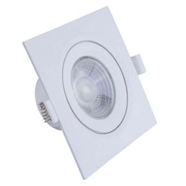 Imagem de Spot Embutir Led Pp 12W Luminária Teto Gesso Drywall Bivolt - Startec,