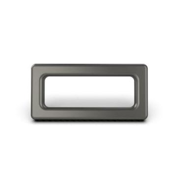 Imagem de 10 unidades - Passante Retangular Zamac Banho 17mm x 8mm - Decaplast, 
