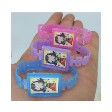 Imagem de Kit 25 Mini Relógio Quadrado Brinquedo Infantil Lembrancinha - VENDEU 