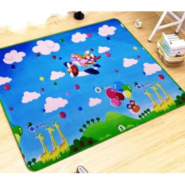 Imagem de Tapete Infantil Impermeável para Bebê com Estampas Divertidas e Coloridas Tapetinho Térmico Lavável