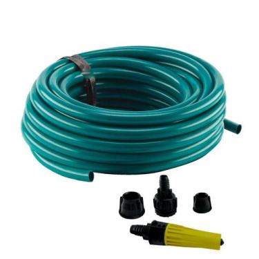 Imagem de Mangueira de Jardim Lisa com Engate e Esguicho 20m Forceline - Force L