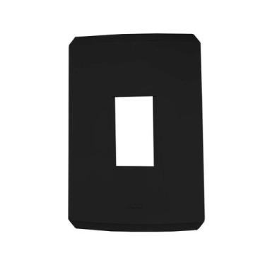 Imagem de Placa Vertical 1 Posto 4X2 N43711-V-Np Negro Piano Step 2Cl0N437195Br 