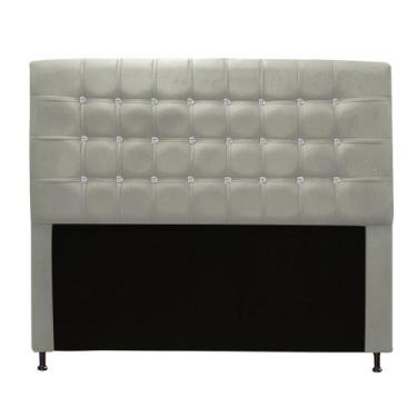 Imagem de Cabeceira Estofada Dama com Botões de Strass para Cama Box 195cm King 