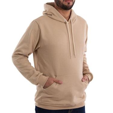 Imagem de Moletom  Canguru Liso Básico premium várias cores - Wear Dream, Caqui,