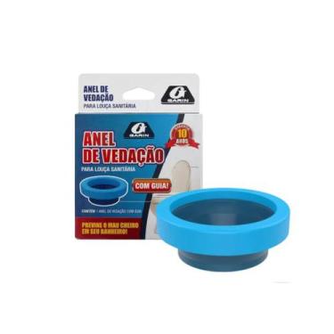 Imagem de Anel Vedação para Vaso Sanitário Com Guia Garin
