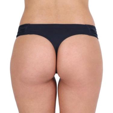 Imagem de Calcinha avulsa de biquíni fio dental borboleta drapeada pequena marqu