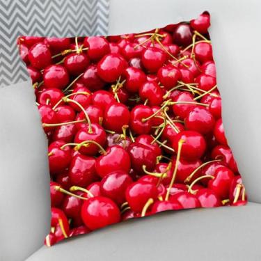 Imagem de Almofada Decorativa Cheia c/ Zíper Coleção Estampas Frutas - Deluzz, C
