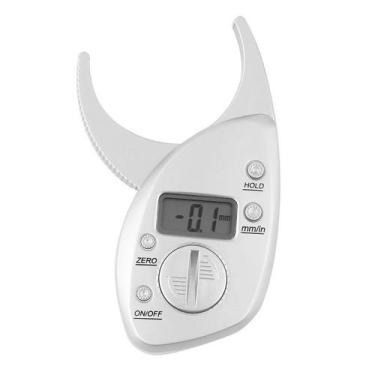 Imagem de Adipômetro Plicômetro Profissional Medidor Gordura Corporal Digital - 
