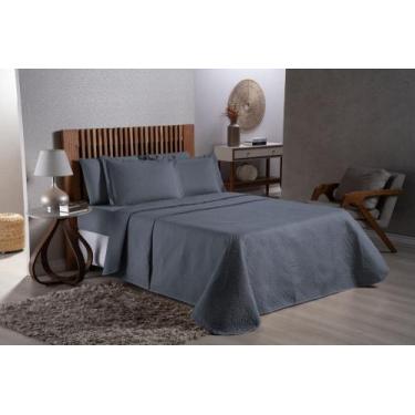 Imagem de Cobreleito Cama de Casal Padrão 2,00m x 2,20m (Várias Cores) - 115 - L