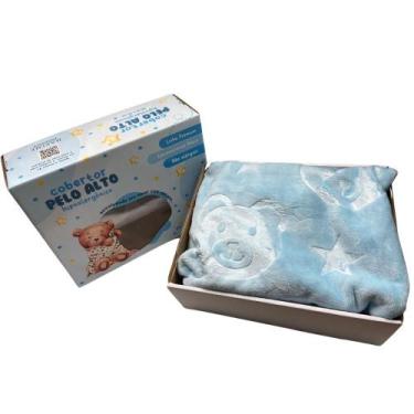 Imagem de Cobertor Manta Antialérgica Bebê Microfibra PREMIUM 90x110cm - Hazime 