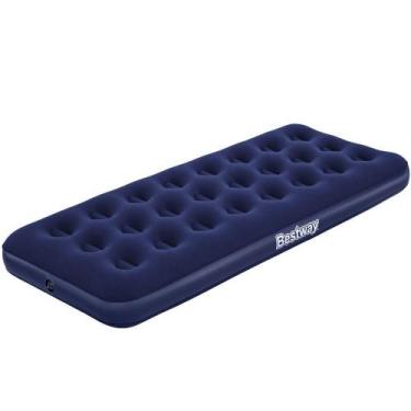 Imagem de Colchão Solteiro Inflável Bestway 6700 185x76x22cm, Azul