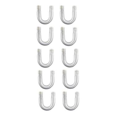 Imagem de Kit 10 Tubo Aluminio U Isolar Ar Quente Adaptador Universal - Jahu