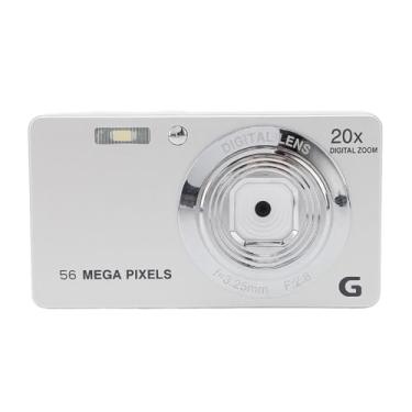 Imagem de Câmera Digital 4K Com Zoom 20X, Bateria Recarregável de 750mAh, Tela de 2,7 Polegadas, Alto-falante Embutido, Fotografia de 56MP, 20 Exclusivos e Shake for Travel
