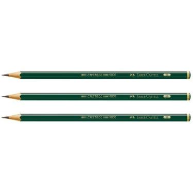 Imagem de Lápis Técnico Grafite Faber Castell 9000 5B C/ 03
