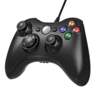 Imagem de Joystick Com Fio Compatível XBox 360 e PC Dupla Vibração - Yccteam