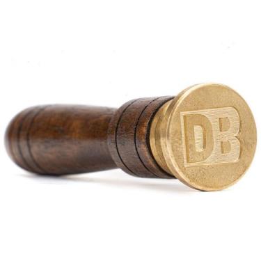 Imagem de Sinete Personalizado de Ponteira em Bronze - Dibronze, 35mm, dourado