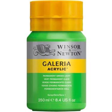 Imagem de Tinta Acrílica Galeria W&n 483 Permanent Green Light 250ml - Winsor & 