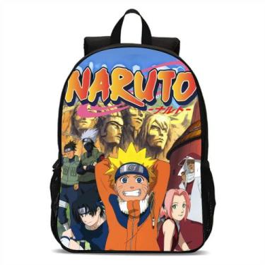 Imagem de Mochila Escolar Volta As Aulas Estampa Naruto Top Infantil - Broome, N