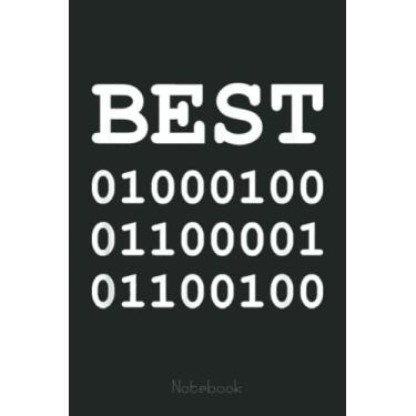 Imagem de Best Dad Binary Code for Coders Fathers Crypto Art NFT Geek Notebook: Transaction Log Ledger, Air Drop Tracker, Passwords Book for New and Experienced Traders 6x9 110 Page Gift Journal