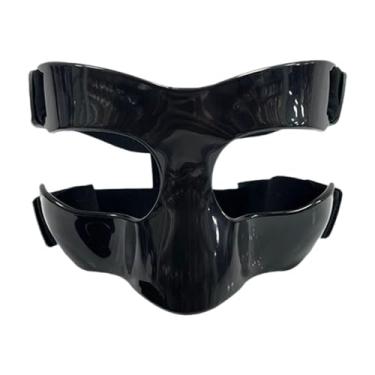 Imagem de Dynwave Protetor de nariz para nariz quebrado protetor facial com acolchoamento máscara facial esportiva para futebol softball, Meio Quadro