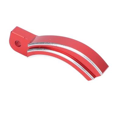 Imagem de Haste de Freio do Braço do Transmissor do Carro Rc, Gatilho do Acelerador do Transmissor do Carro Rc Leve e Confortável Sensação de Mão para Nobre Nb4 Pro (Vermelho)