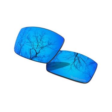 Imagem de Lente polarizada ToughAsNails de substituição para óculos de sol Oakley Gascan – Mais opções, Ice Blue Poly - Ar Polarized, One Size