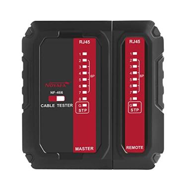 Imagem de NF-466 Testador de cabo de rede POE Wire Checker Launcher & Receiver UTP & STP Cable Continuity Tester RJ45/RJ11/R]12/CAT5/CAT6/CAT7 UTP Wire Testing Tool Localizador de linha de rede