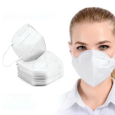 Imagem de Mascara KN95 Kit 50 uni Proteção Respirador Reutilizável Profissional 