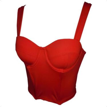 Imagem de Top Cropped Xadrez Inverno Com Bojo Lançamento Blusa Feminina Elegante