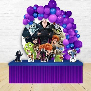 Imagem de kit festa painel redondoDecoração Hotel Transilvânia 2 1,50X150 - IMPA