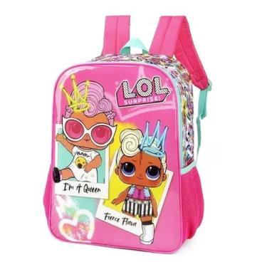 Imagem de Mochila Costas Lol Surprise Rosa Grande Original Luxcel