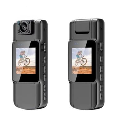 Imagem de Waillynice Mini câmera 4K 1080p HD WiFi, câmera portátil com clipe traseiro portátil com visão noturna infravermelha, câmera inteligente para aplicação da lei e gravador de carro para segurança e uso