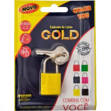 Imagem de Gold Cadeado  Color 20 Amarelo