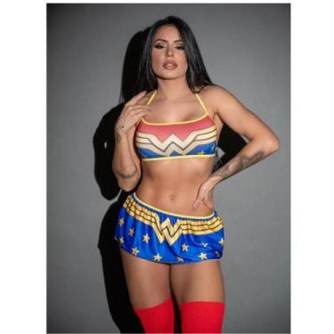 Imagem de Fantasia Fetiche Mulher Maravilha Pimenta Sexy