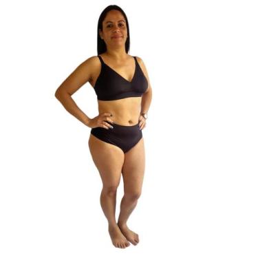 Imagem de Biquíni Top Com Bojo Avulso Liso E Estampado - Star Gold Store, Preto,